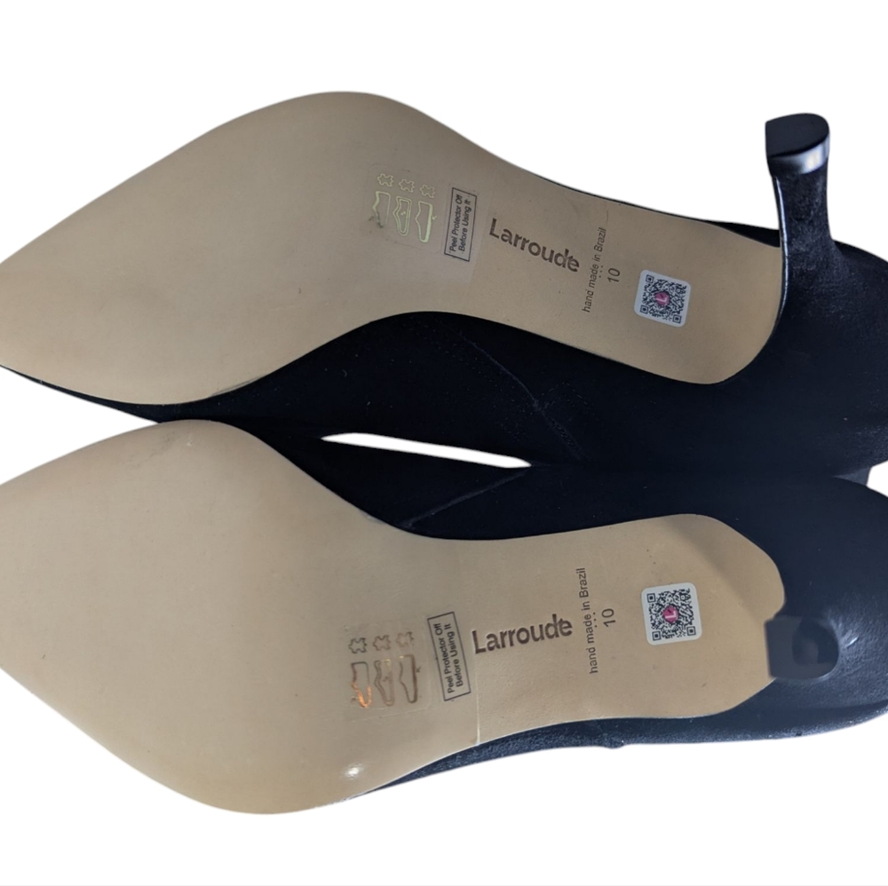 NEW..Larroudé's Mini Kate Elegant Black Ankle Boots...Size 10 - Picture 13 of 13